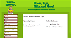 Desktop Screenshot of marthamerrellsbooks.com