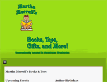 Tablet Screenshot of marthamerrellsbooks.com